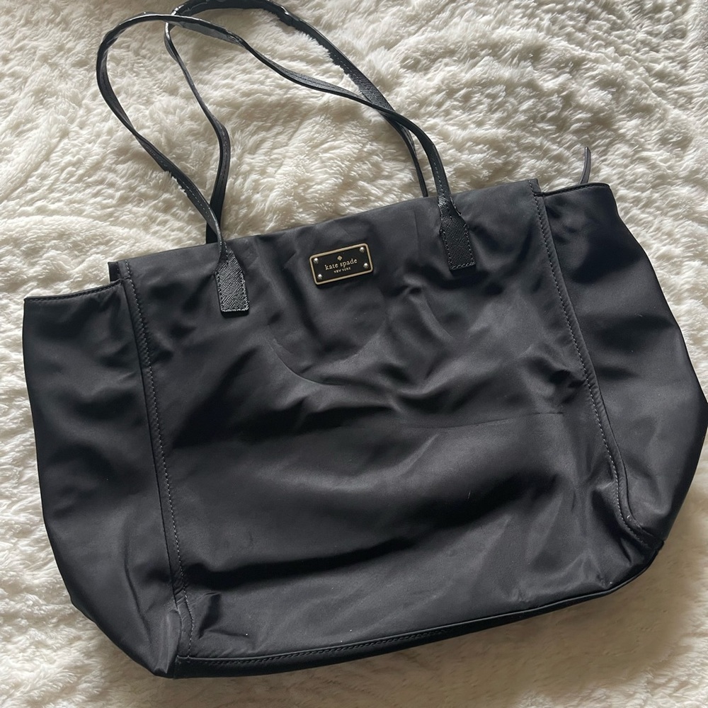 Kate Spade Black Nylon Tote